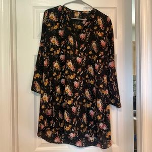 New Tunic Top in Georgette floral print